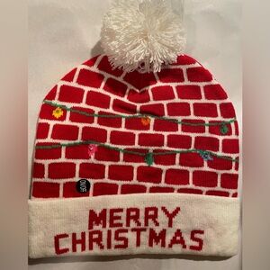 Merry Christmas LED Unisex Knitted Beanie